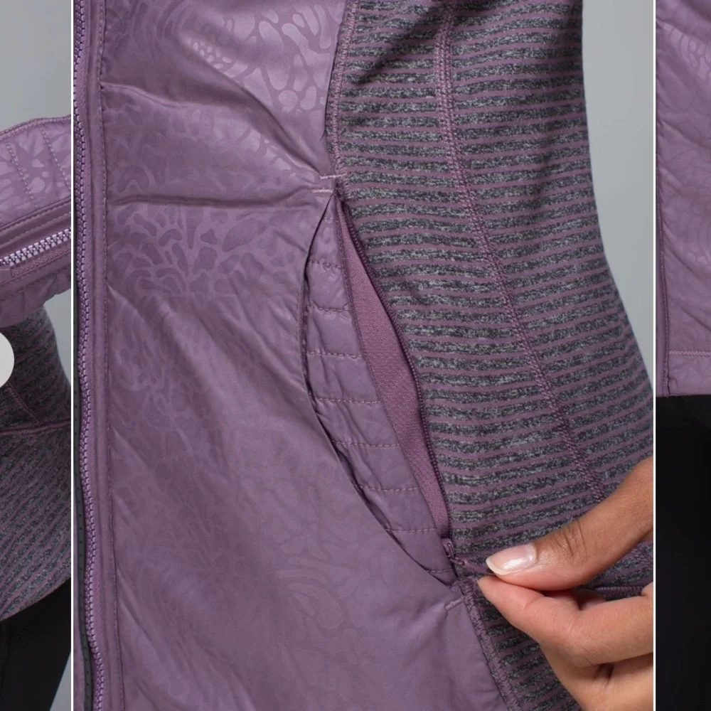 lululemon athletica Rebel Runner jacket Women's Lavender suze8 - Picture 13 of 16
